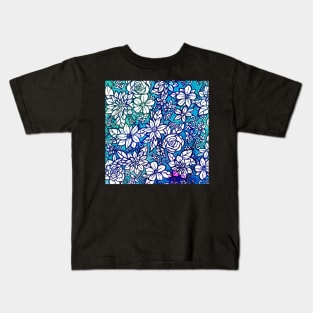 Watercolor Floral Kids T-Shirt